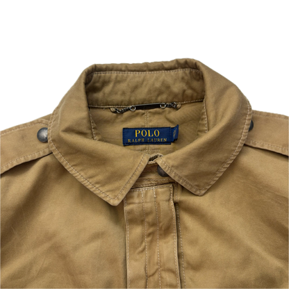 Polo Ralph Lauren Belted Beige Safari Jacket -  XS