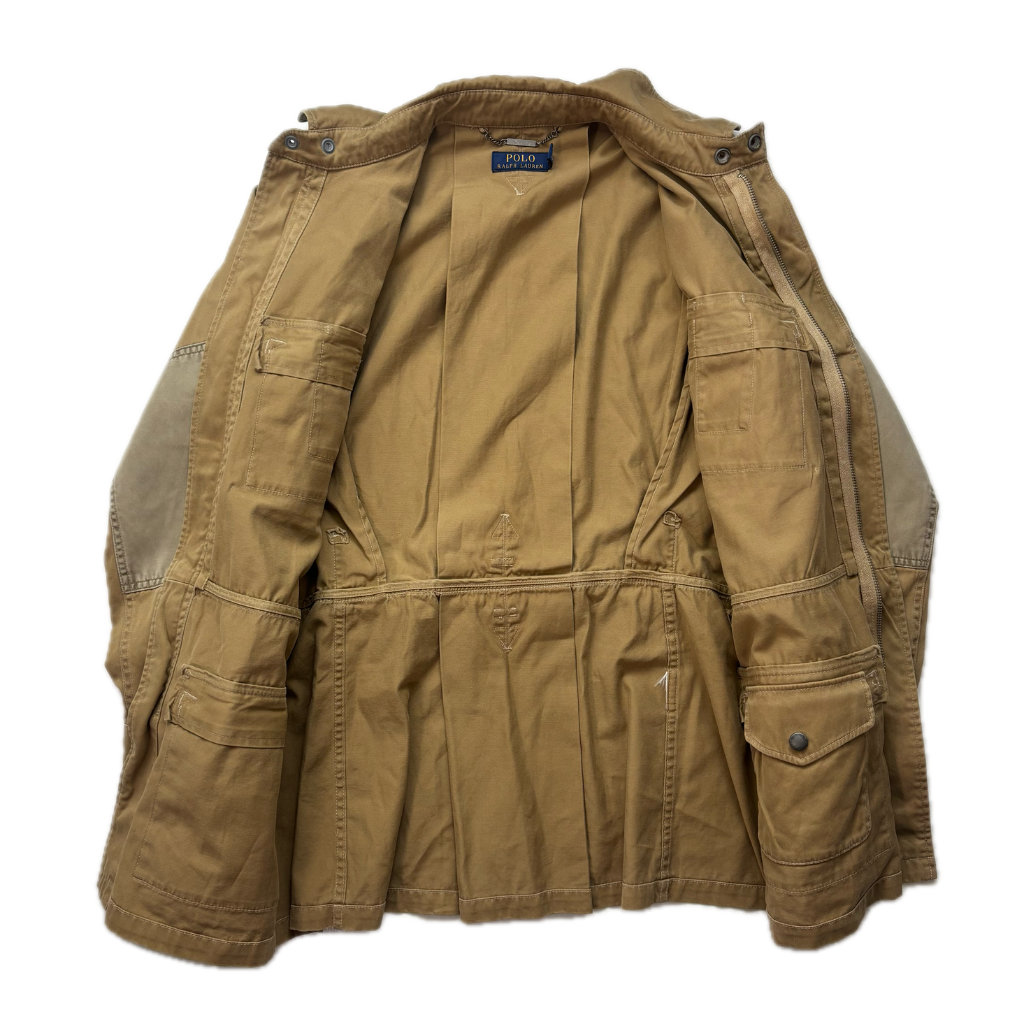Polo Ralph Lauren Belted Beige Safari Jacket -  XS