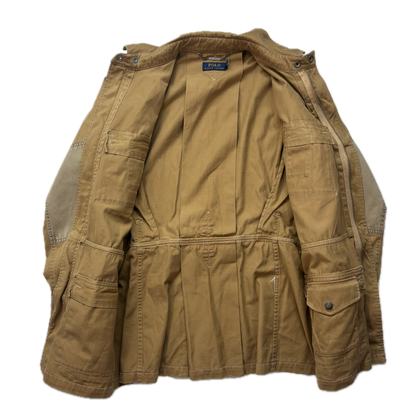 Polo Ralph Lauren Belted Beige Safari Jacket -  XS