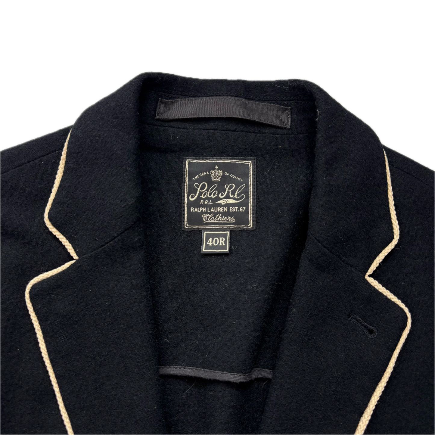 Polo Ralph Lauren Black Crest Sports Jacket Blazer - 40R