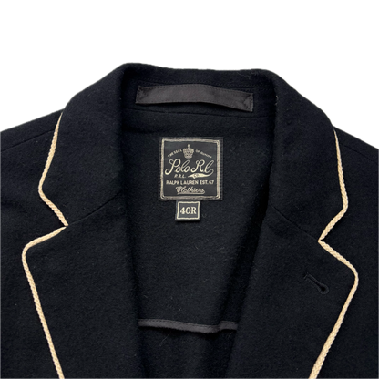 Polo Ralph Lauren Black Crest Sports Jacket Blazer - 40R