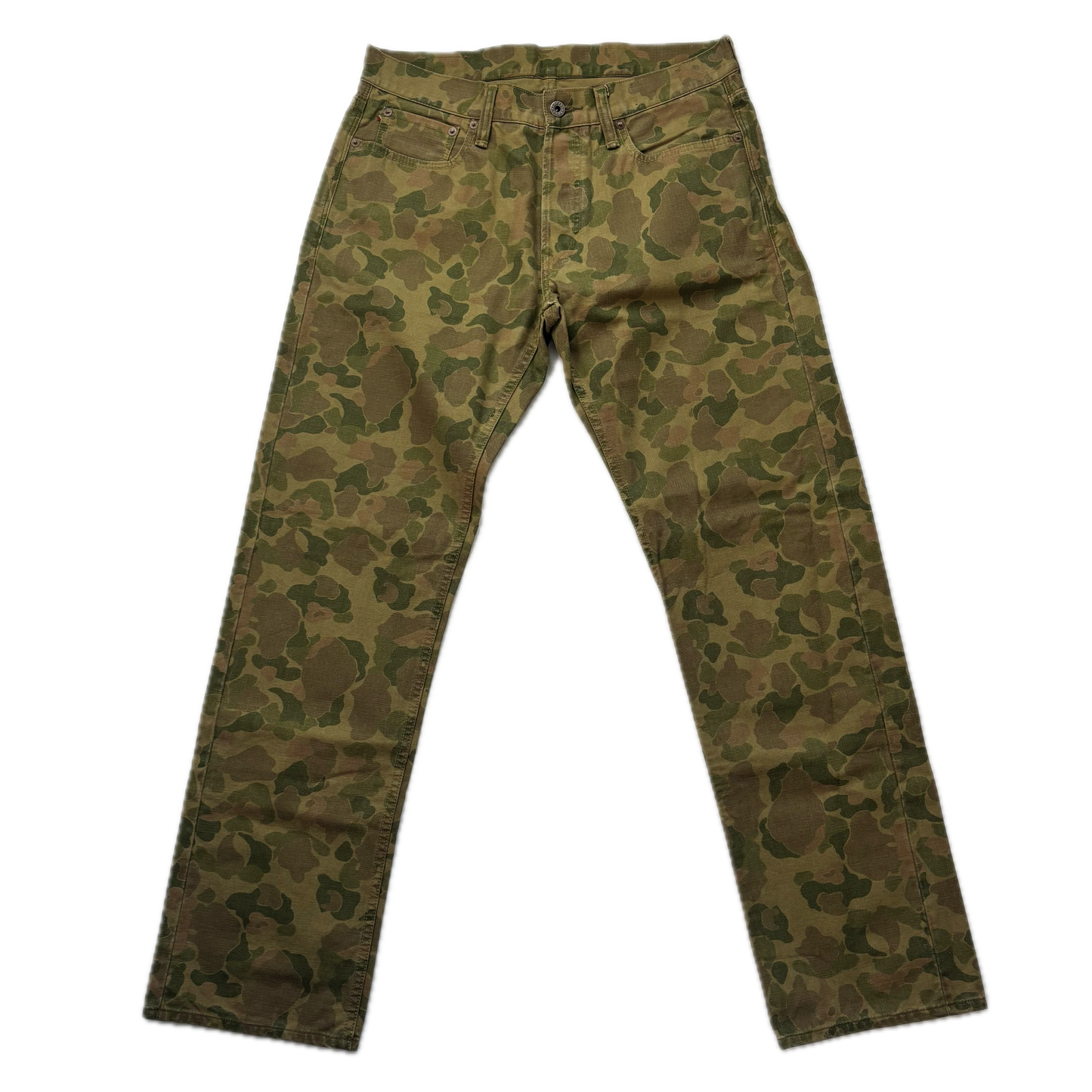 Denim & Supply Ralph Lauren Frogskin Camo Straight Jeans (Sample) - 32x32 (35x32)