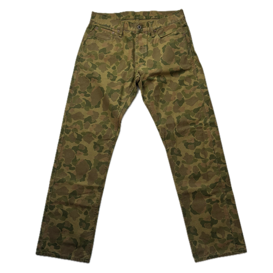 Denim & Supply Ralph Lauren Frogskin Camo Straight Jeans (Sample) - 32x32 (35x32)