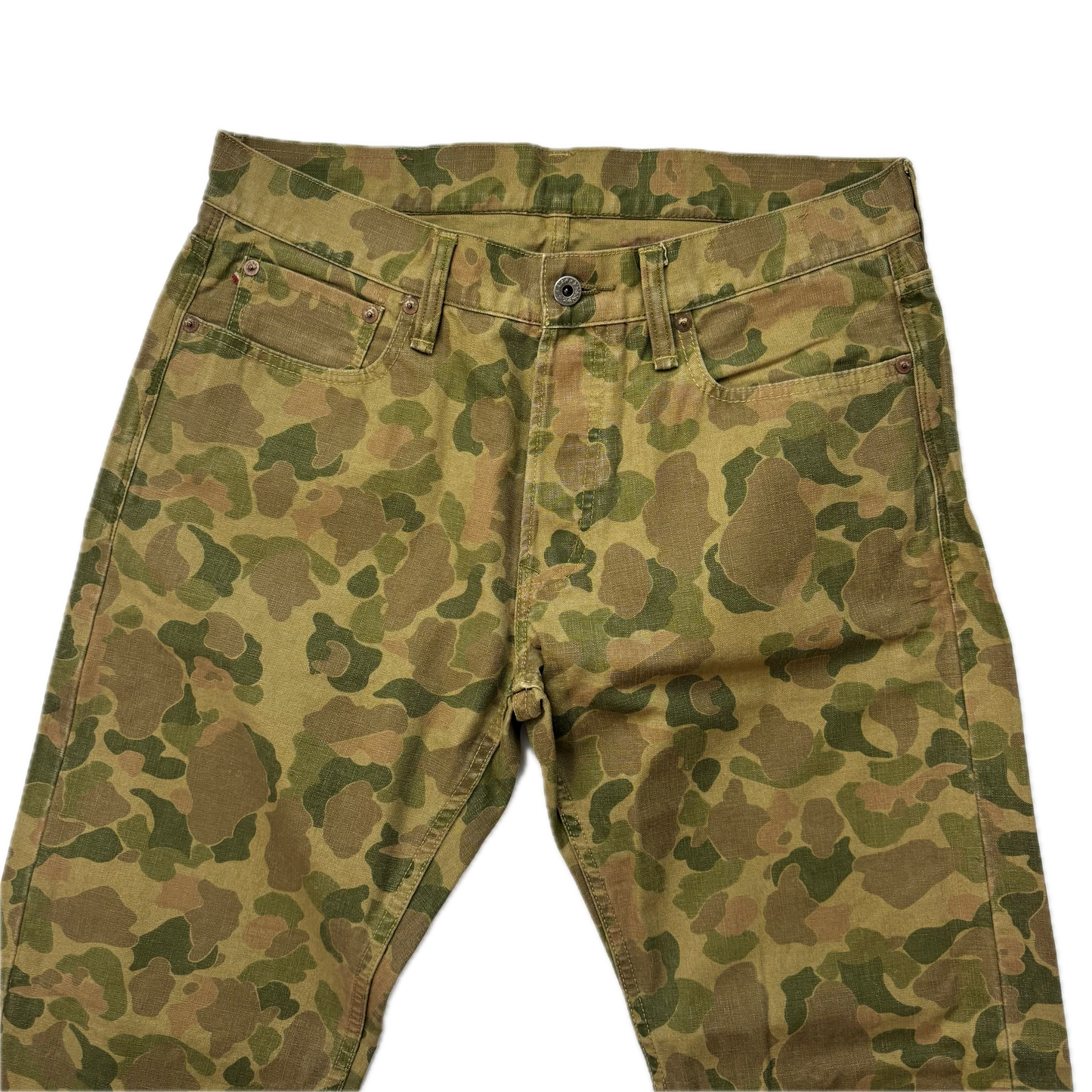 Denim & Supply Ralph Lauren Frogskin Camo Straight Jeans (Sample) - 32x32 (35x32)
