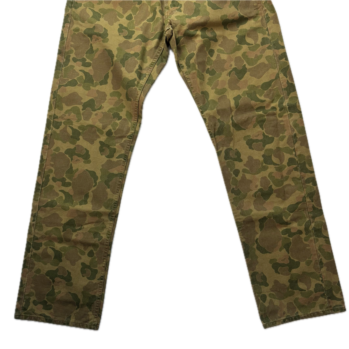 Denim & Supply Ralph Lauren Frogskin Camo Straight Jeans (Sample) - 32x32 (35x32)