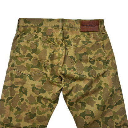 Denim & Supply Ralph Lauren Frogskin Camo Straight Jeans (Sample) - 32x32 (35x32)