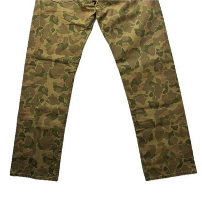 Denim & Supply Ralph Lauren Frogskin Camo Straight Jeans (Sample) - 32x32 (35x32)
