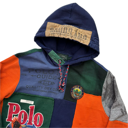 Polo Country Patchwork Hoodie N West Trails Patch - M