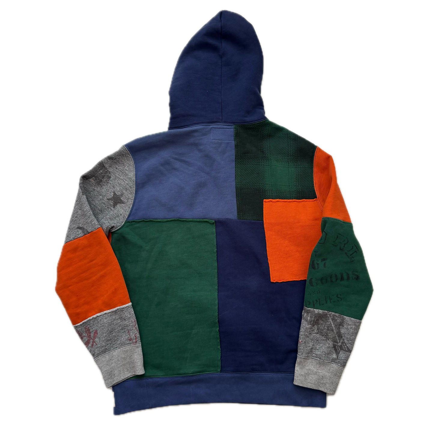 Polo Country Patchwork Hoodie N West Trails Patch - M
