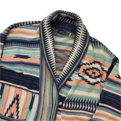 Polo Ralph Lauren Aztec Patchwork Cardigan Southwestern - XL