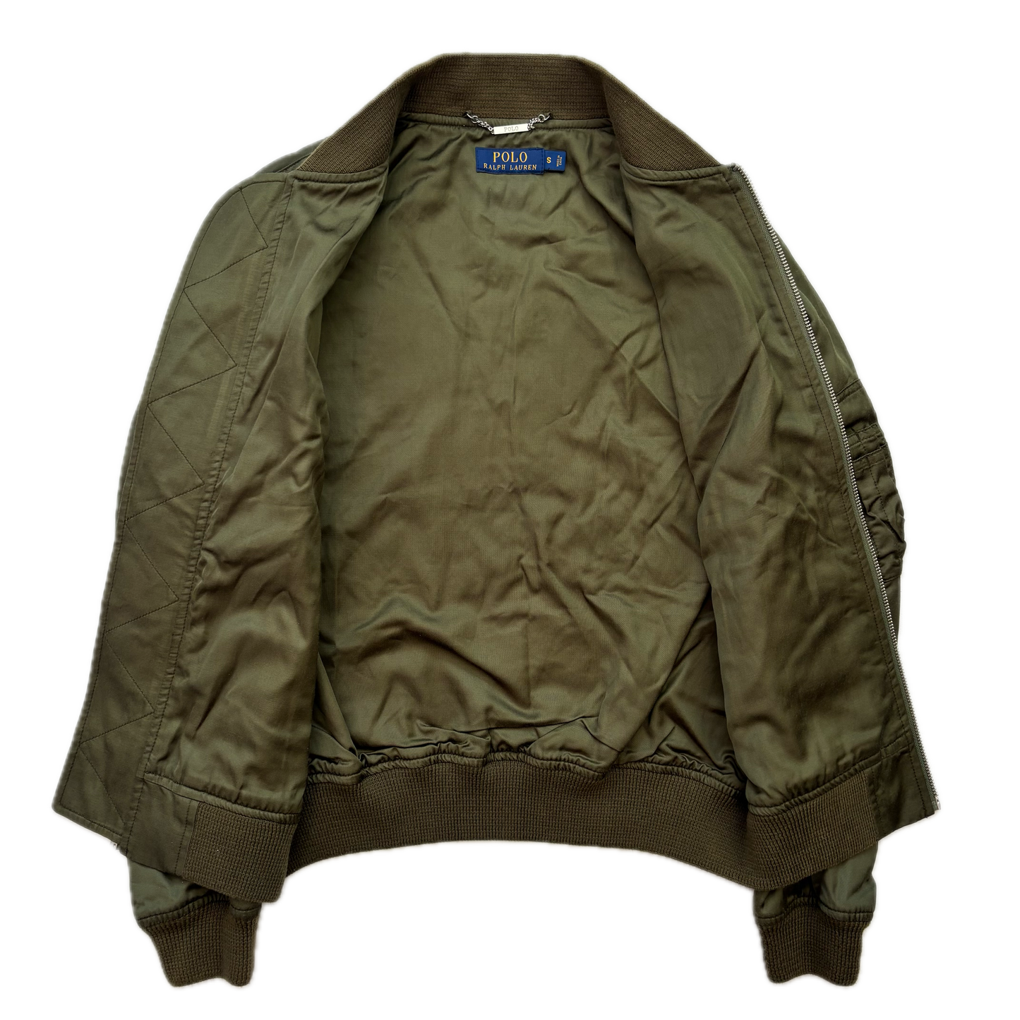 Polo Ralph Lauren Military Bomber Jacket Embroidered Eagle - S
