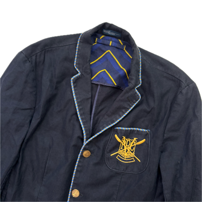 Polo Ralph Lauren Navy Rowing Crest Sports Jacket Blazer - 44R