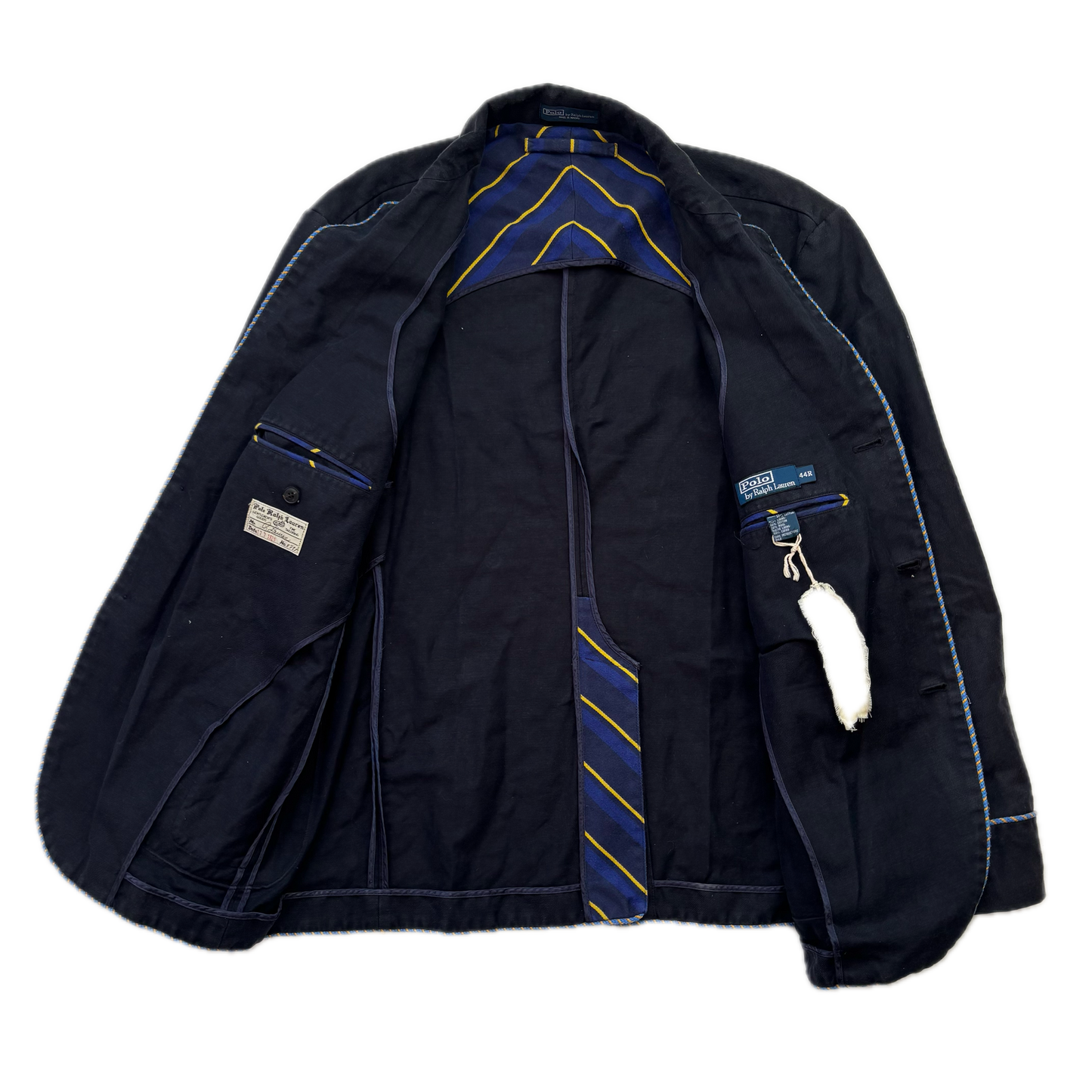 Polo Ralph Lauren Navy Rowing Crest Sports Jacket Blazer - 44R