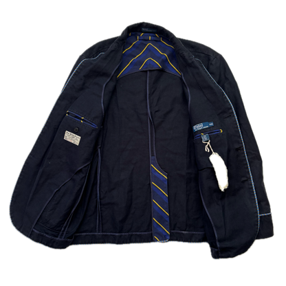 Polo Ralph Lauren Navy Rowing Crest Sports Jacket Blazer - 44R