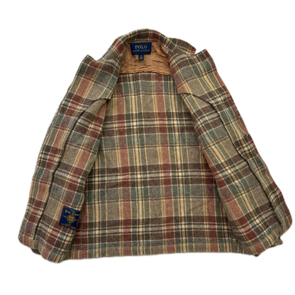 Polo Ralph Lauren Tweed Plaid Blazer Sports Coat (Wool Alpaca) - 40R (38R)