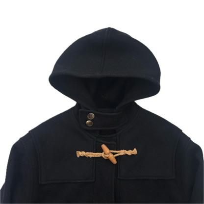 Polo Ralph Lauren Black Duffle Coat 80’s USA (Wool) - M