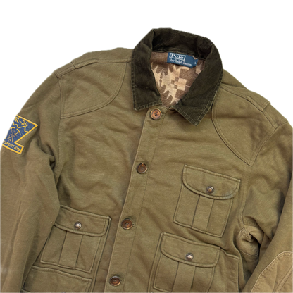 Polo Ralph Lauren Green Utility Jacket Mountain Expedition Aztec Lined - L