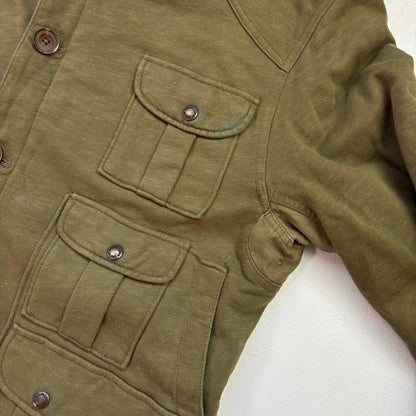 Polo Ralph Lauren Green Utility Jacket Mountain Expedition Aztec Lined - L