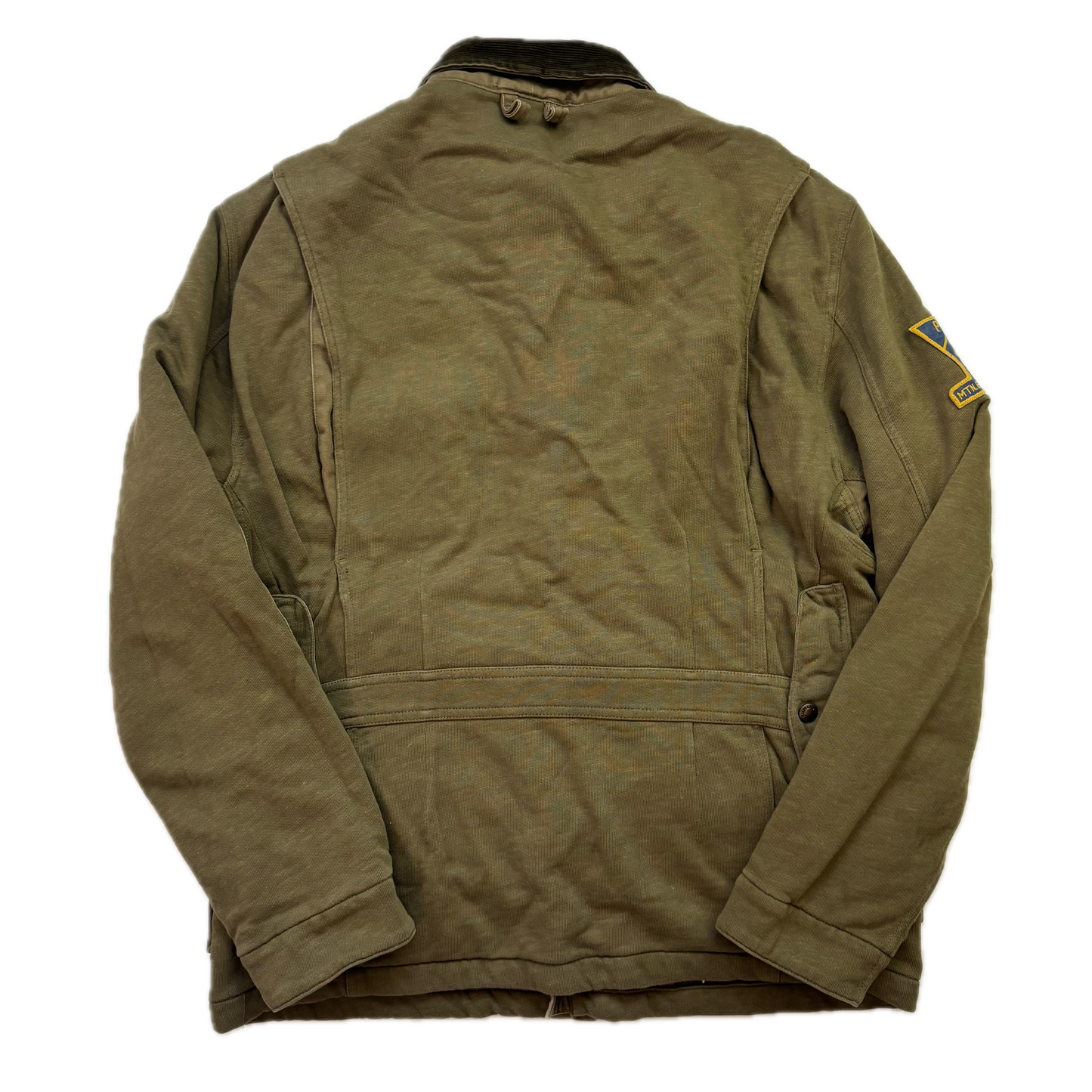 Polo Ralph Lauren Green Utility Jacket Mountain Expedition Aztec Lined - L