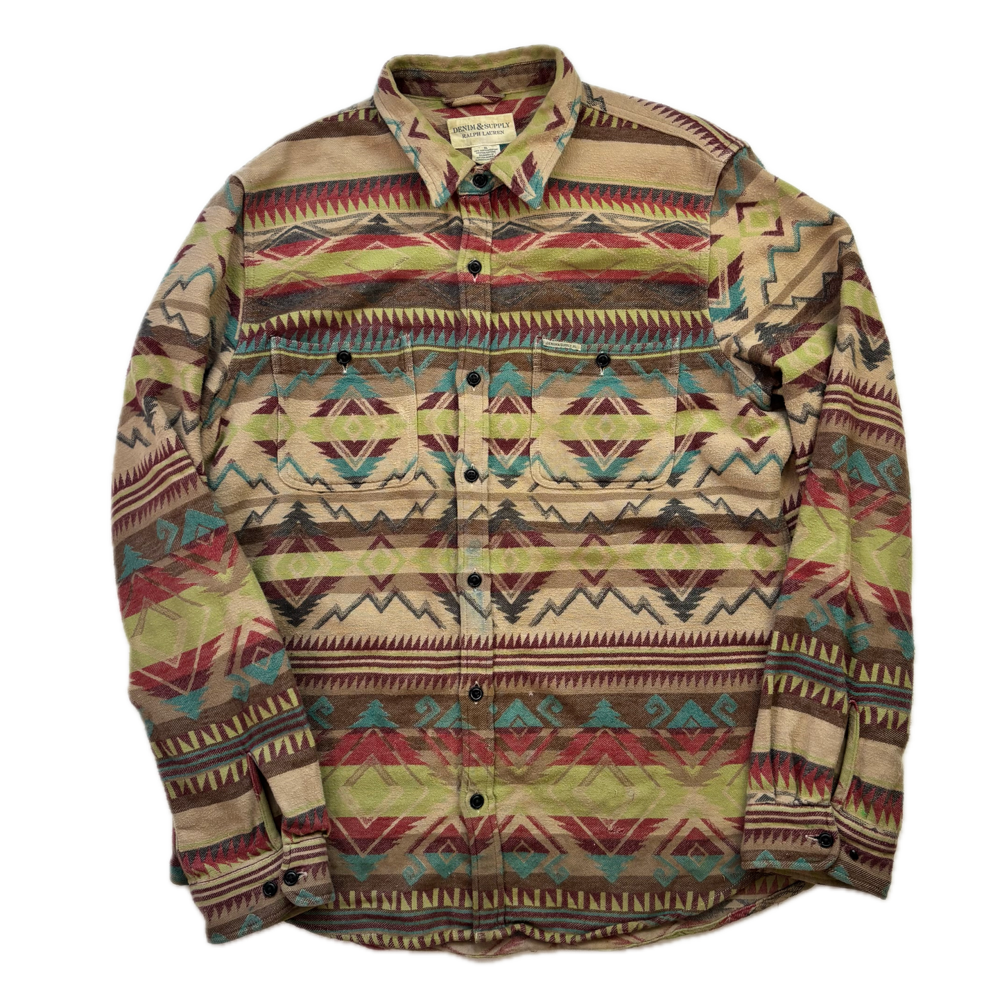 Denim & Supply Aztec Navajo Southwestern Shirt (Cotton) - XL