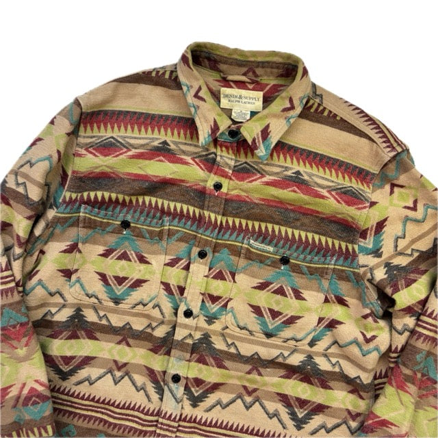 Denim & Supply Aztec Navajo Southwestern Shirt (Cotton) - XL