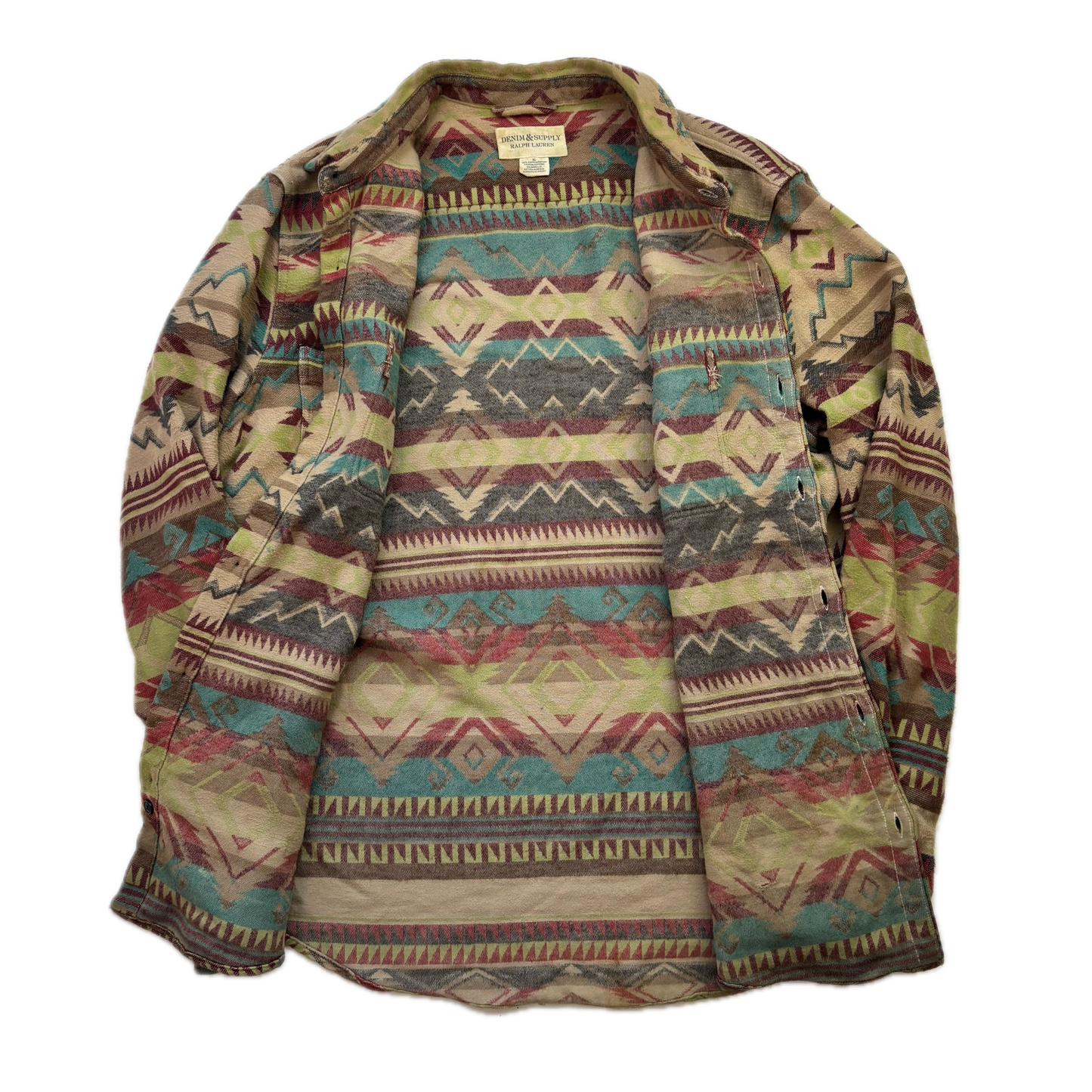 Denim & Supply Aztec Navajo Southwestern Shirt (Cotton) - XL