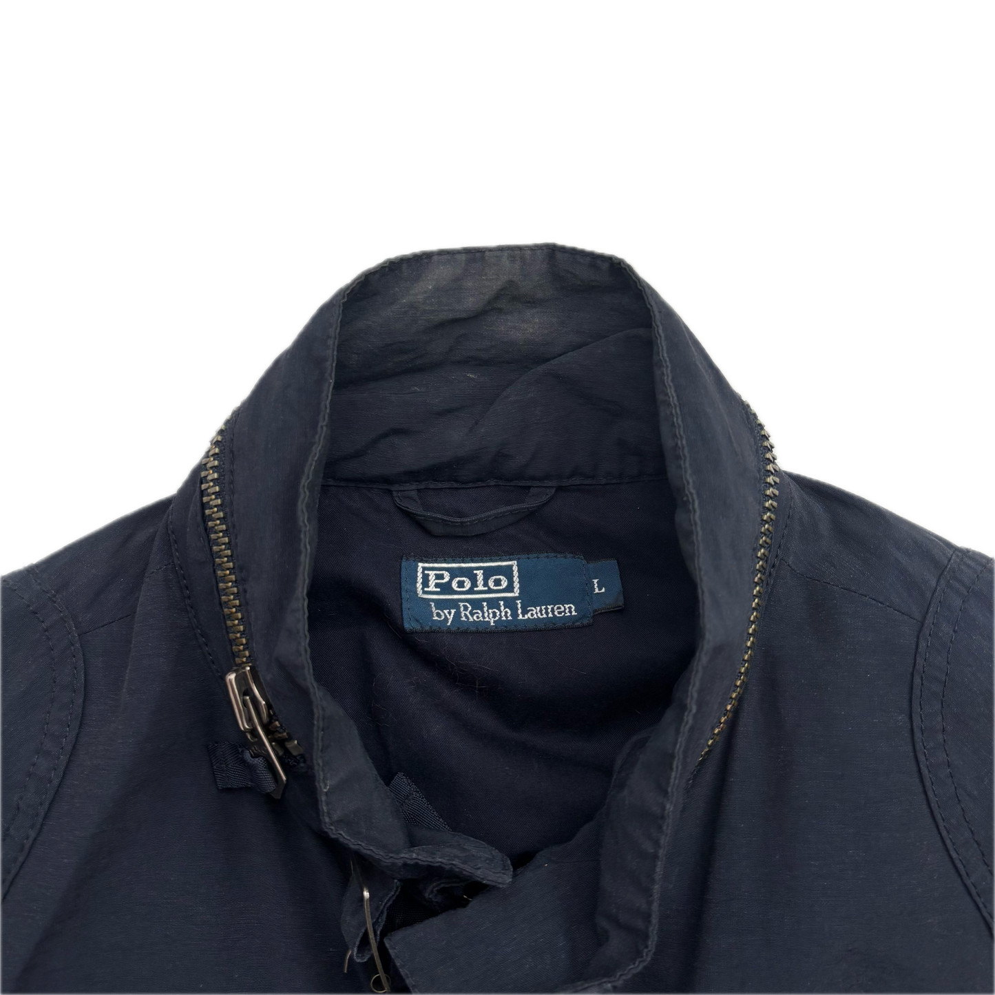 Polo Ralph Lauren Navy Belted Utility Safari Jacket - L