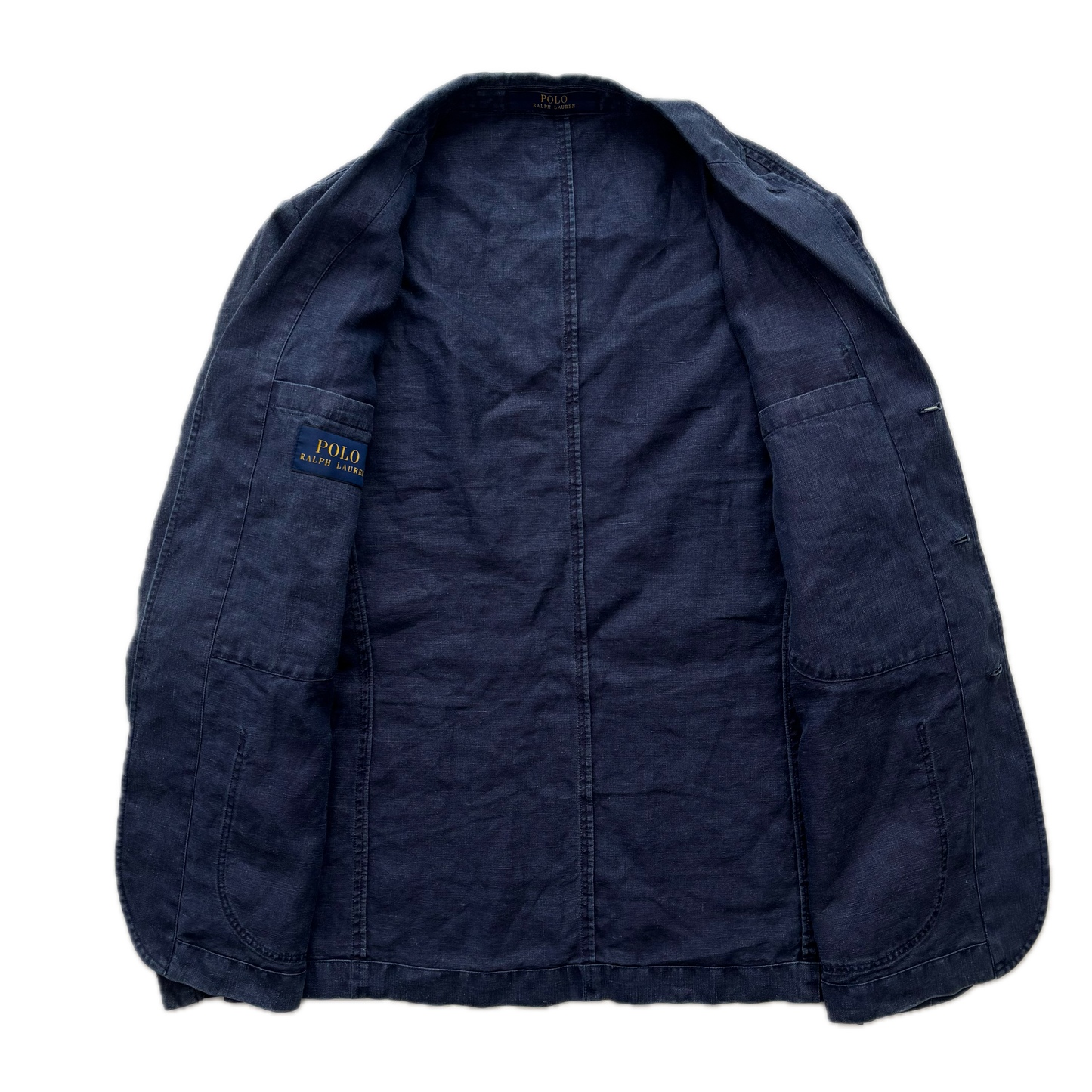 Polo Ralph Lauren Indigo Unconstructed Workwear Blazer (Linen) - 42R