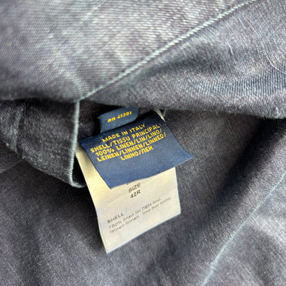 Polo Ralph Lauren Indigo Unconstructed Workwear Blazer (Linen) - 42R