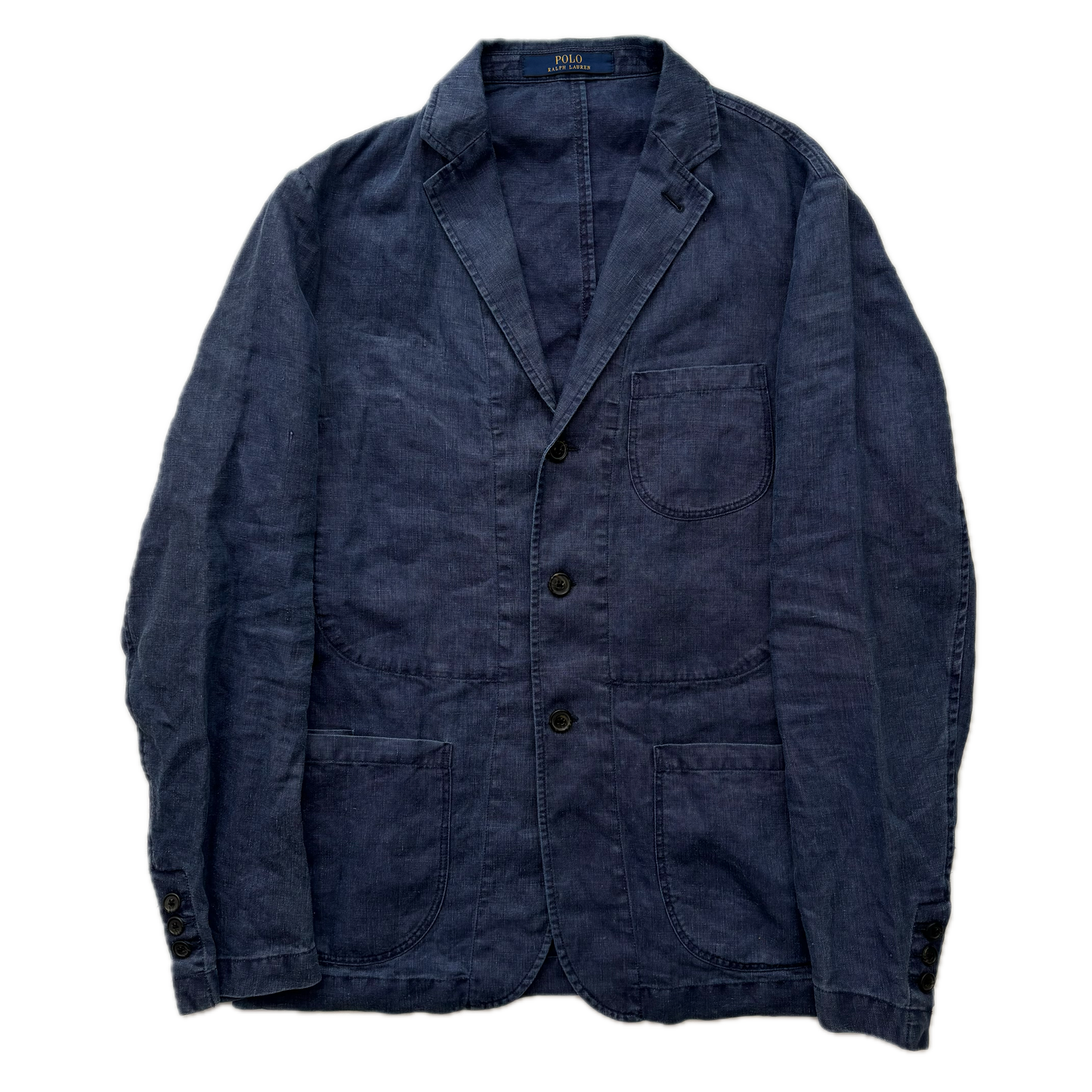 Polo Ralph Lauren Indigo Unconstructed Workwear Blazer (Linen) - 42R