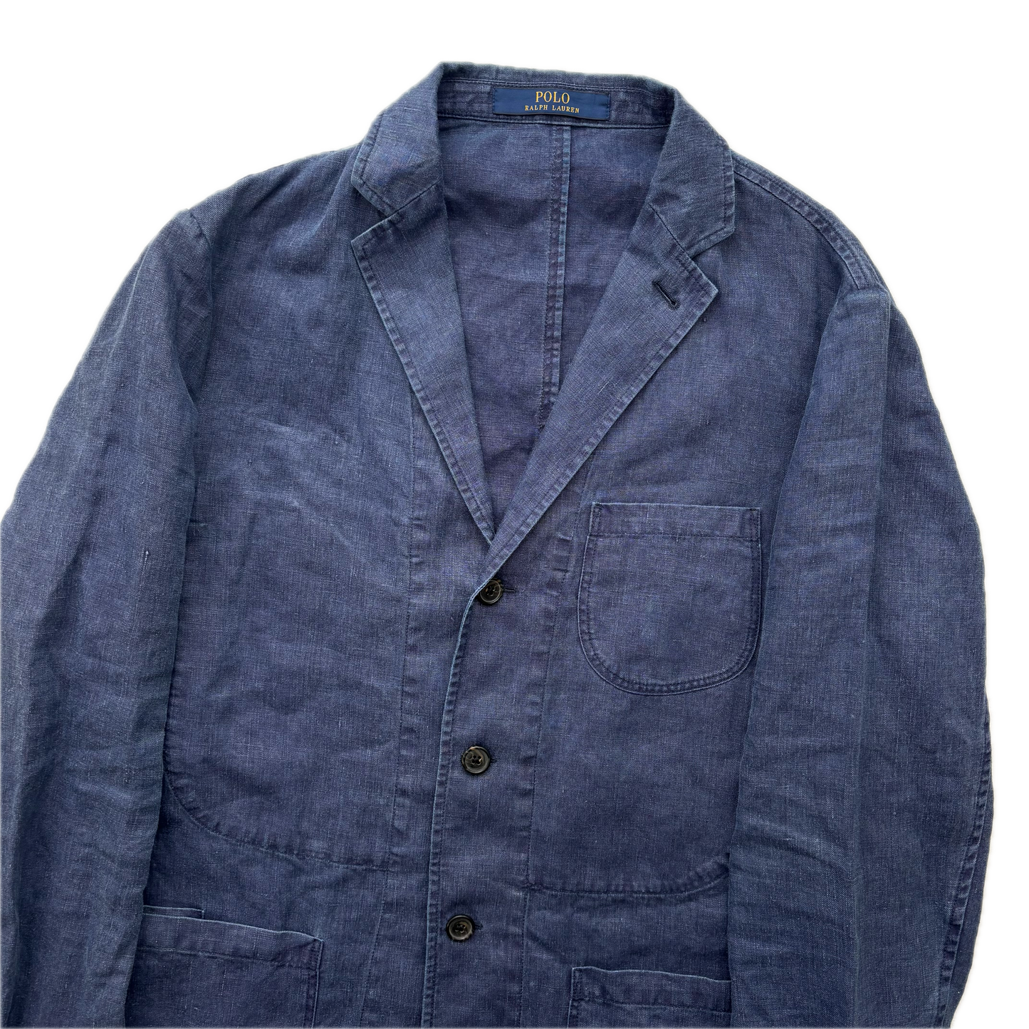 Polo Ralph Lauren Indigo Unconstructed Workwear Blazer (Linen) - 42R