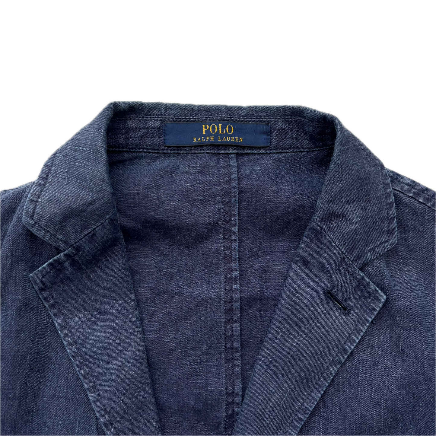Polo Ralph Lauren Indigo Unconstructed Workwear Blazer (Linen) - 42R