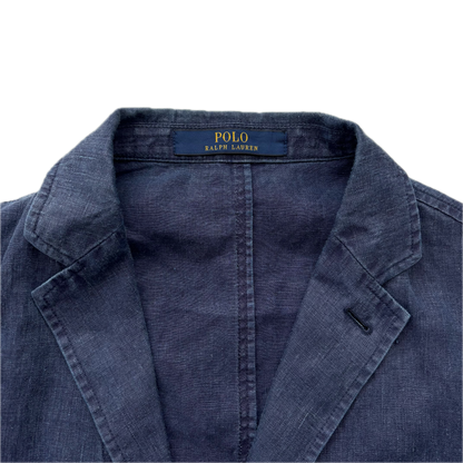 Polo Ralph Lauren Indigo Unconstructed Workwear Blazer (Linen) - 42R