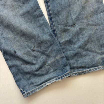 Polo Ralph Lauren Sullivan Slim Jeans Camo Patchwork Distressed - 34x32