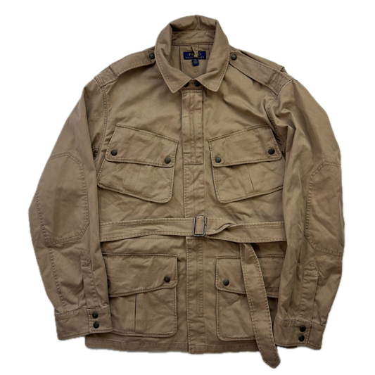 Polo Ralph Lauren Belted Beige Safari Jacket -  XL