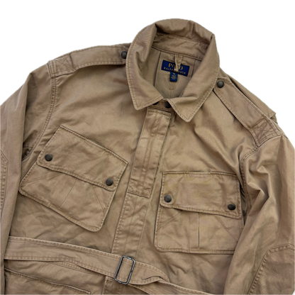Polo Ralph Lauren Belted Beige Safari Jacket -  XL