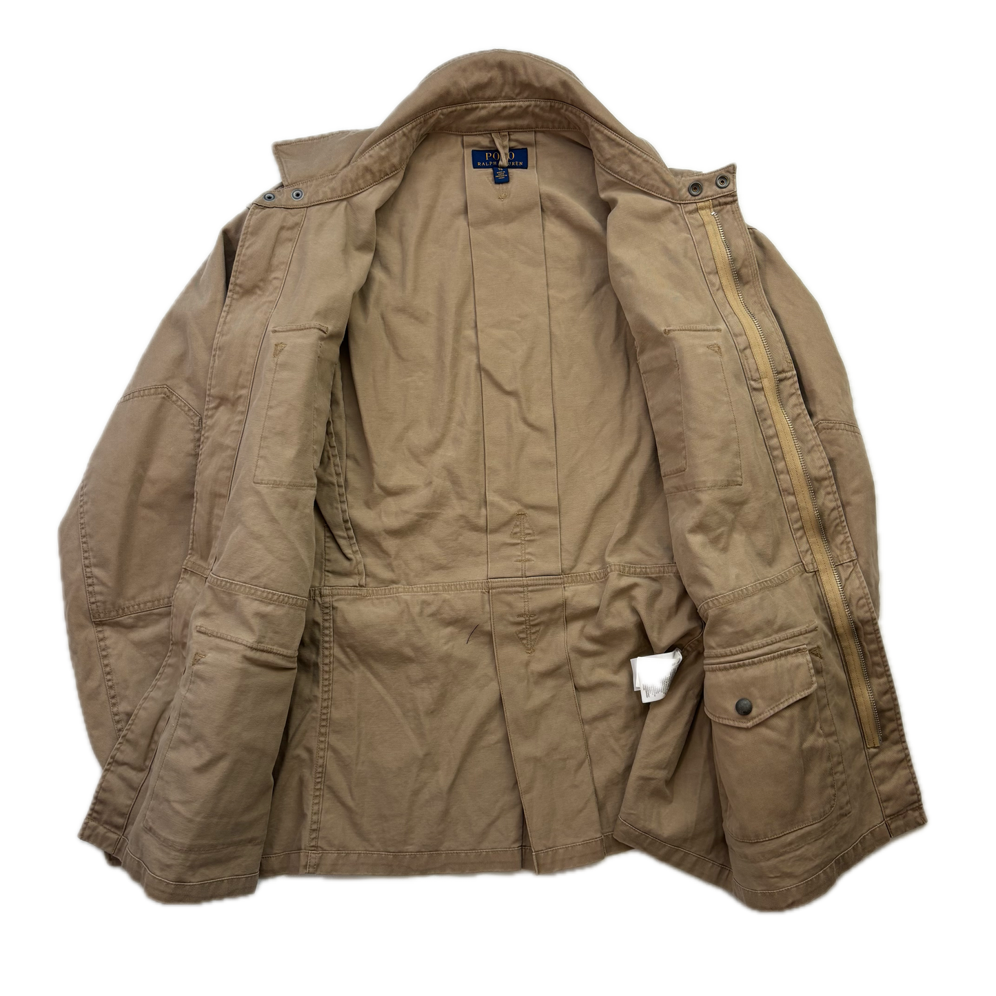 Polo Ralph Lauren Belted Beige Safari Jacket -  XL