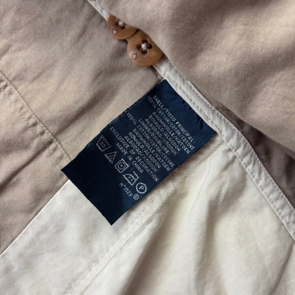 Polo Ralph Lauren Beige Aviator Bomber Jacket Cropped - L