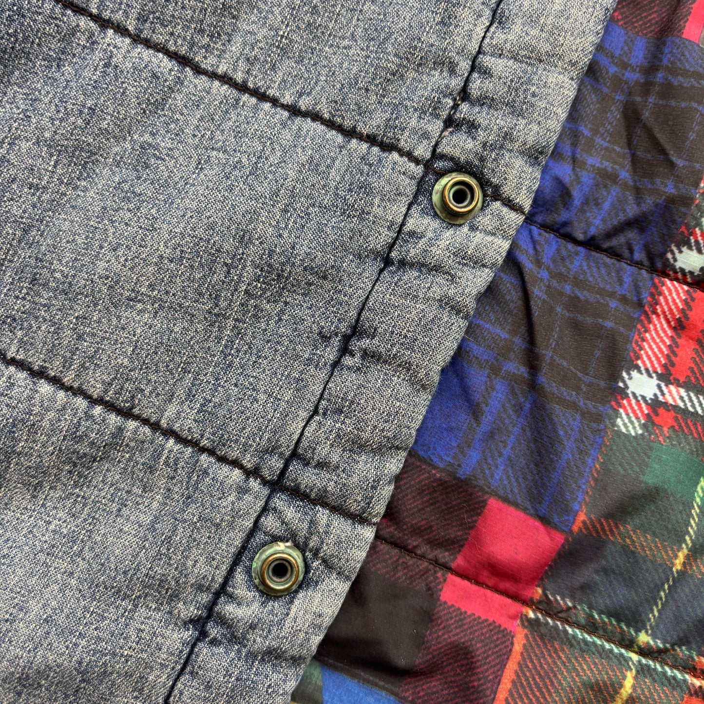 Polo Ralph Lauren Denim Aztec Quilt Lined Over Shirt Indigo (Cotton) - M