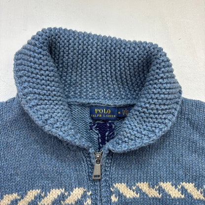 Polo Ralph Lauren Sailboat Nautical Cardigan (Cotton Linen) - M
