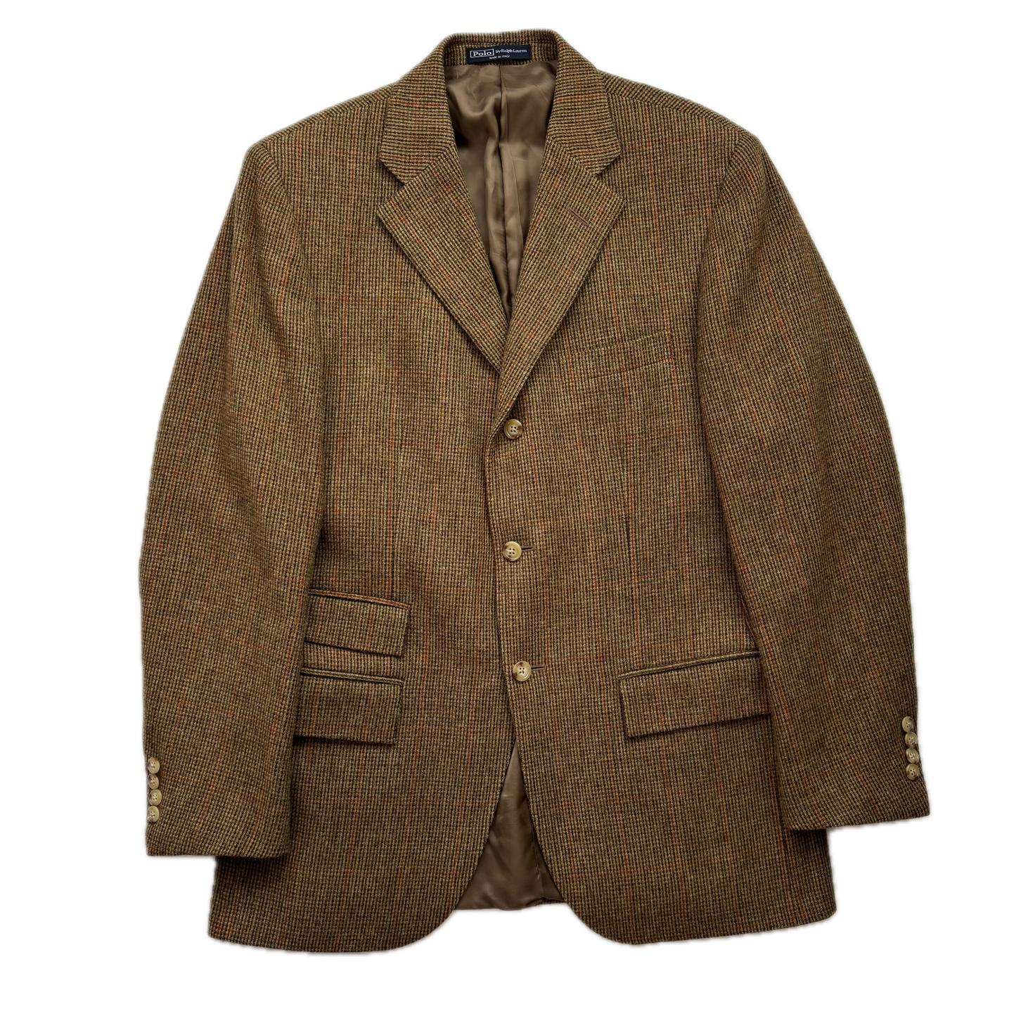 Polo Ralph Lauren Brown Tweed Donegal Blazer (Wool) - 40R