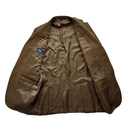 Polo Ralph Lauren Brown Tweed Donegal Blazer (Wool) - 40R
