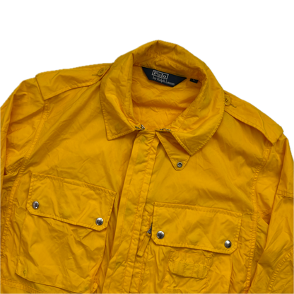 Polo Ralph Lauren Yellow Combat Jacket Tropical Military Parka - L