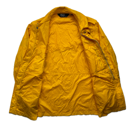 Polo Ralph Lauren Yellow Combat Jacket Tropical Military Parka - L