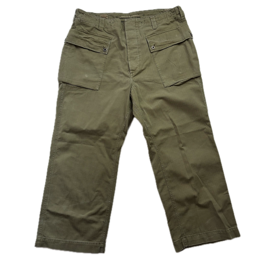 Polo Ralph Lauren Green Field Cargo Trouser Military Utility Pants Relaxed Fit - 38x32