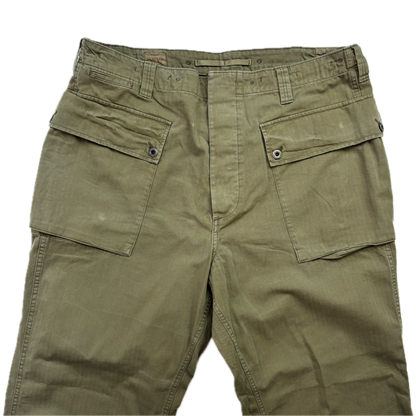 Polo Ralph Lauren Green Field Cargo Trouser Military Utility Pants Relaxed Fit - 38x32