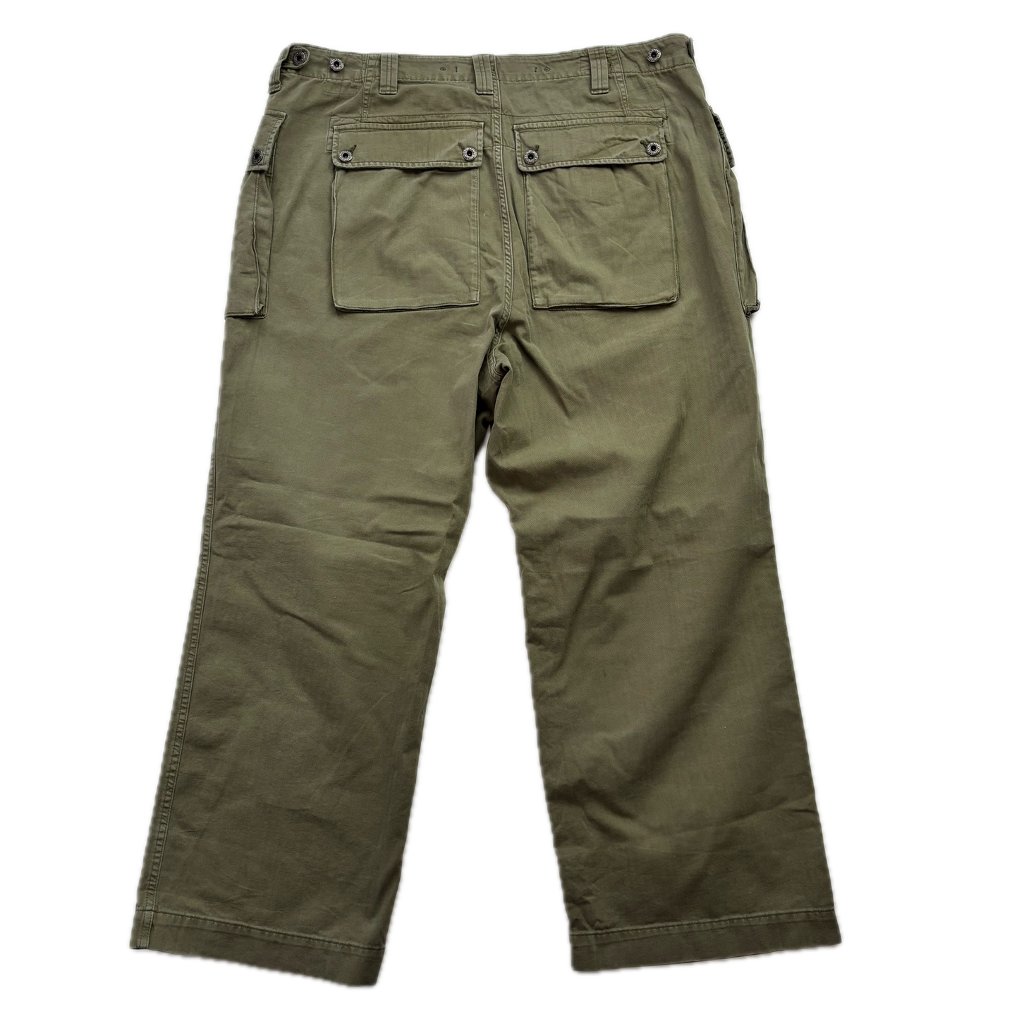 Polo Ralph Lauren Green Field Cargo Trouser Military Utility Pants Relaxed Fit - 38x32