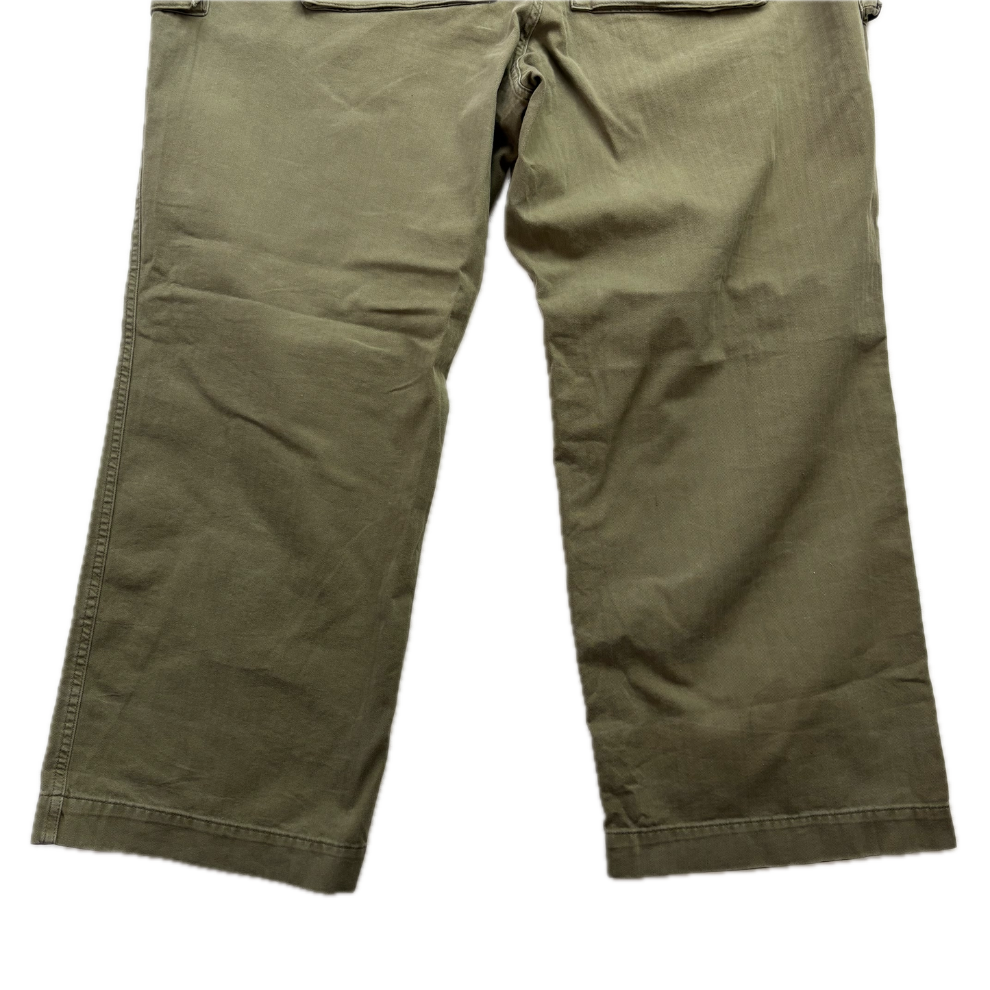 Polo Ralph Lauren Green Field Cargo Trouser Military Utility Pants Relaxed Fit - 38x32
