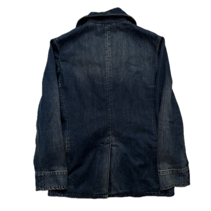 Denim & Supply Denim Pea Coat Double Breast Jacket - S