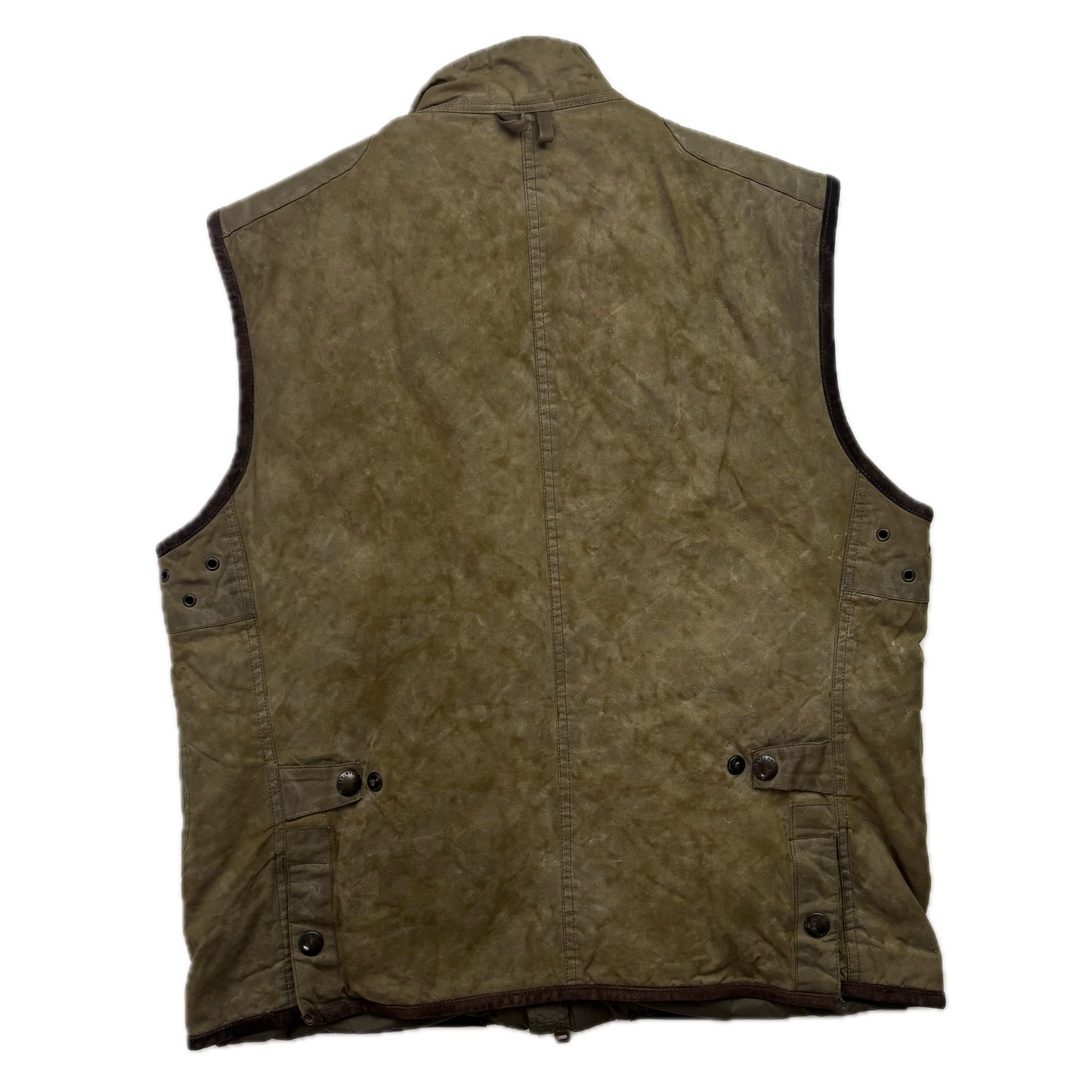 Polo Ralph Lauren Waxed Oil Cloth Utility Hunting Vest - L
